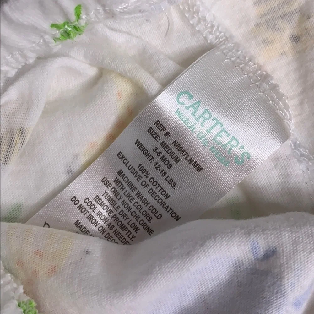 Carter’s Infant Pant Noah’s Arc Animal Print 6 month unisex baby clothes